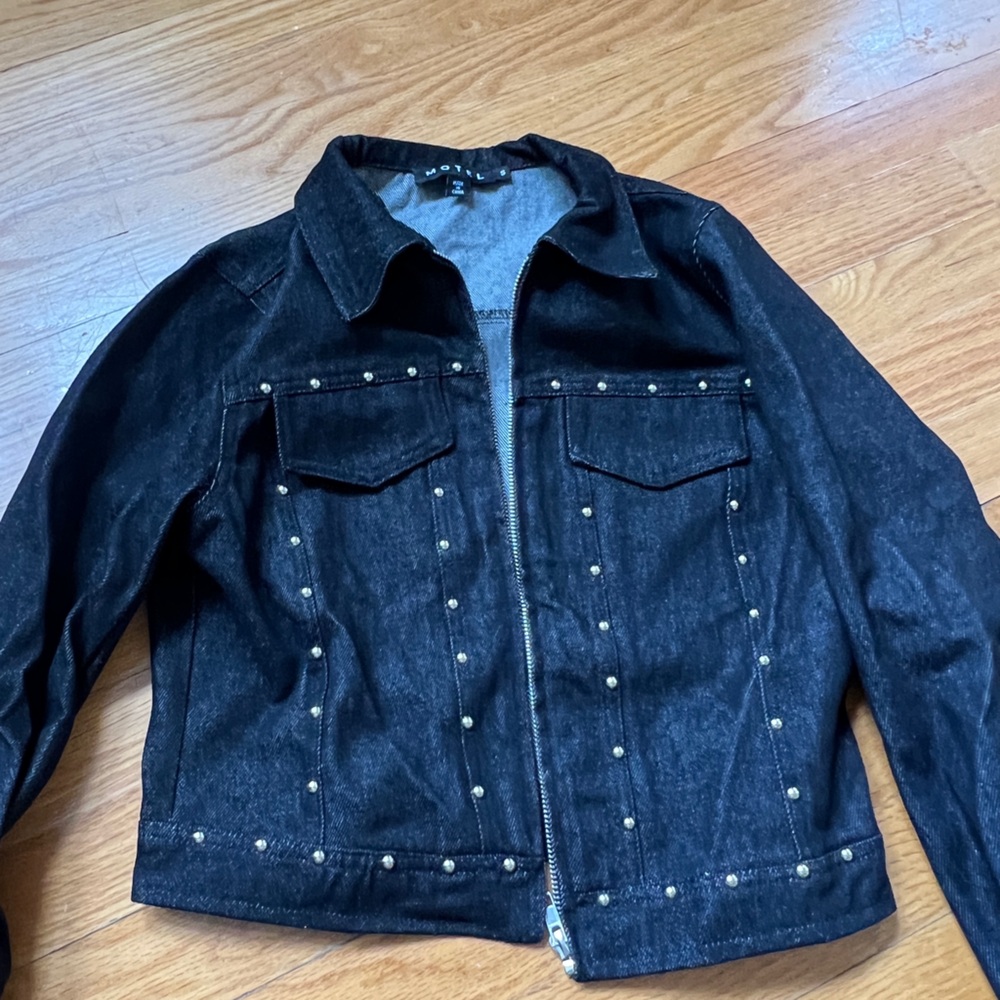Motel Rocks Jean Jacket with studs